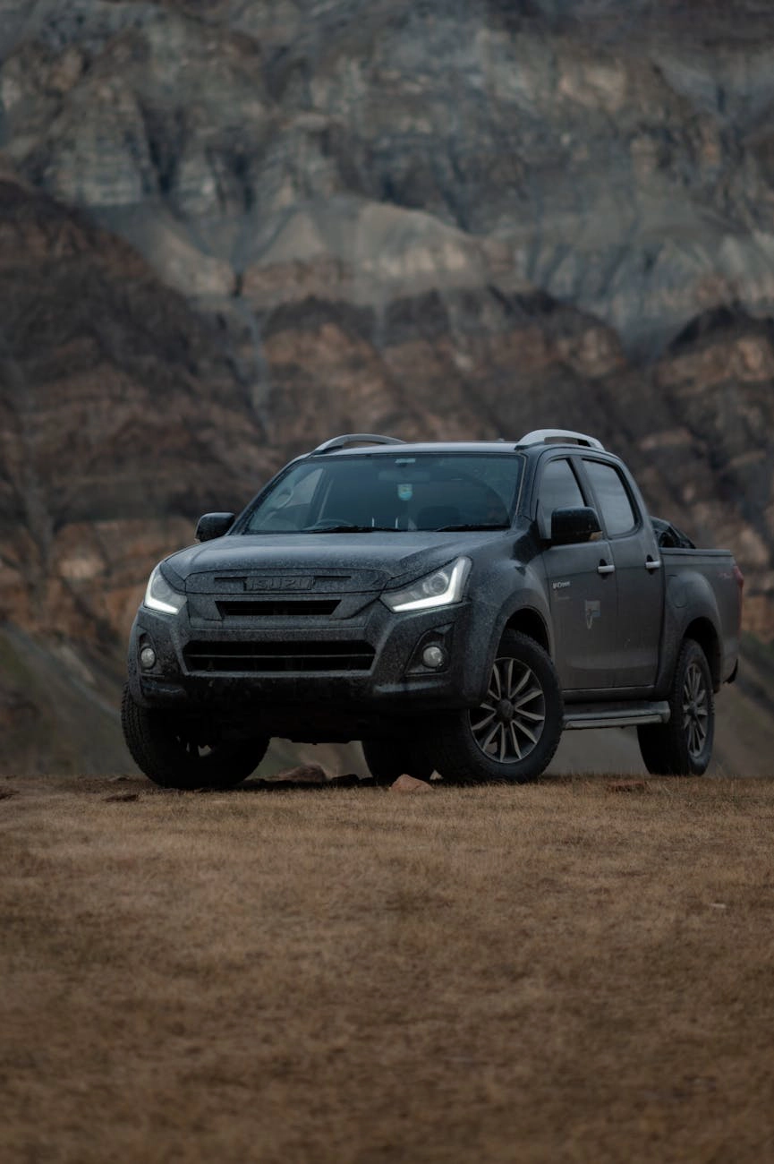 Highway terrain tire section image.