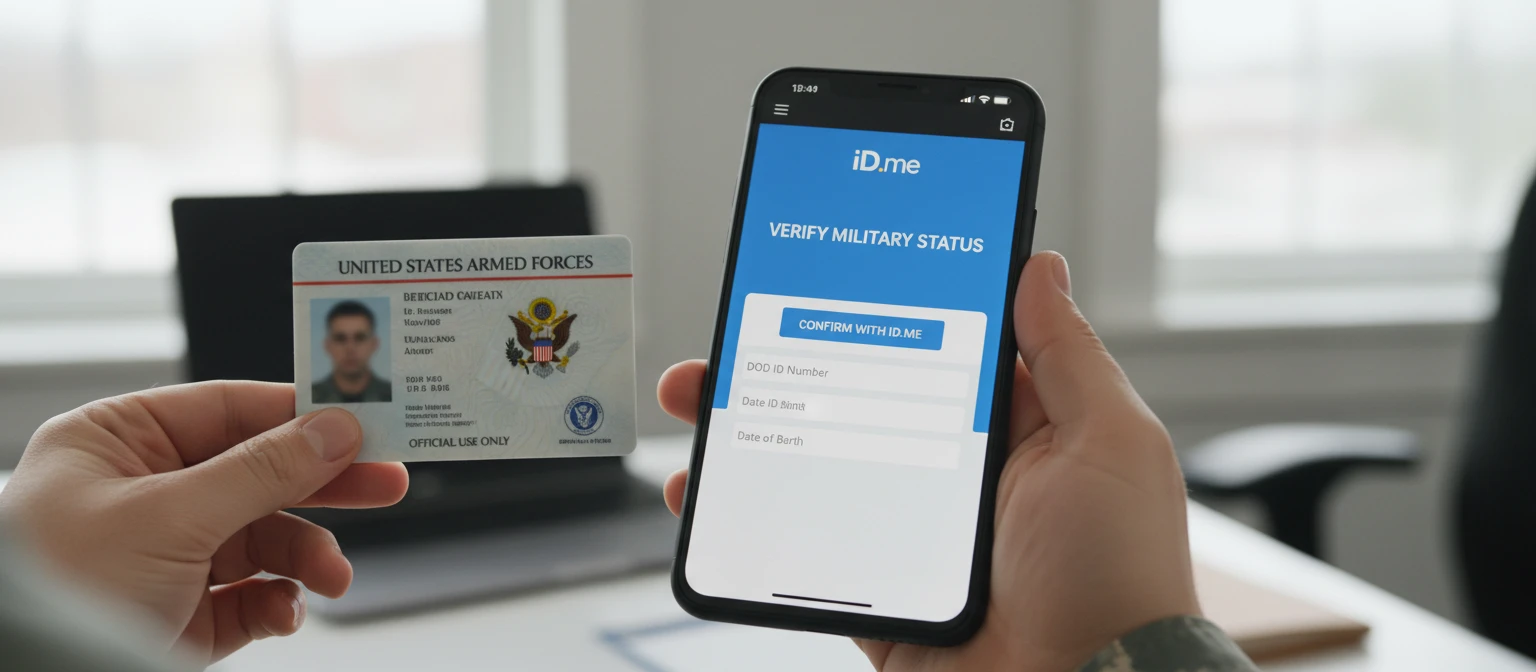 Verify your military status with ID.me