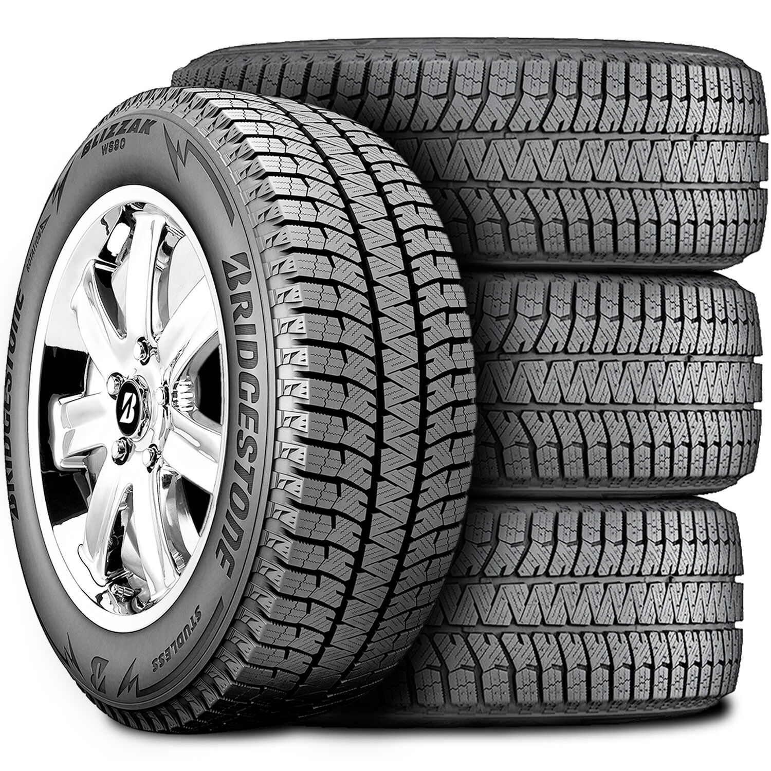 Set Of 4 Bridgestone Blizzak WS90 215/55R16 97H XL