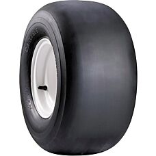 Carlisle Smooth 11X4.00-5 41A2 4 Ply AS A/S All Season 5 x 3.25 Tire Solid White Tire and Wheel Assembly