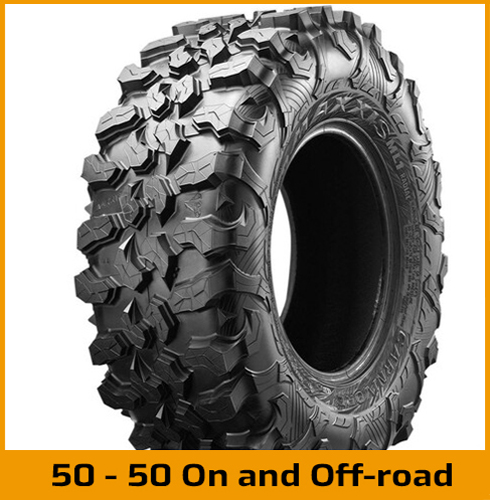 50%-50% On and Off-road ATV & UTV tread pattern example