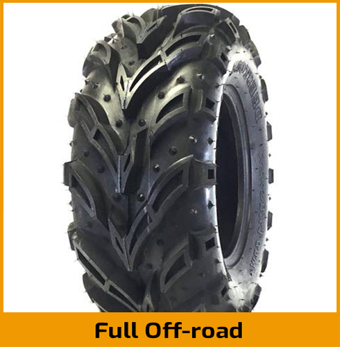 Full off-road ATV & UTV tread pattern example