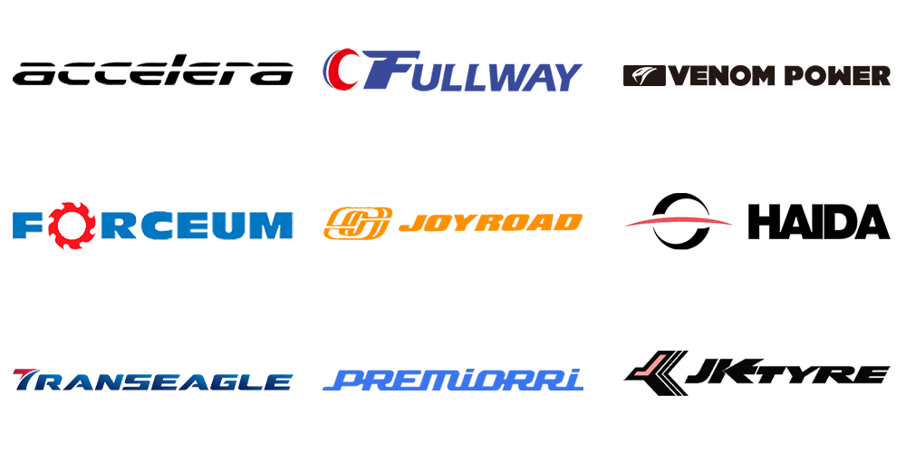 Different tire brands