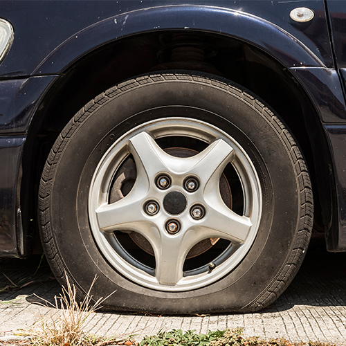 Flat tire - low pressure