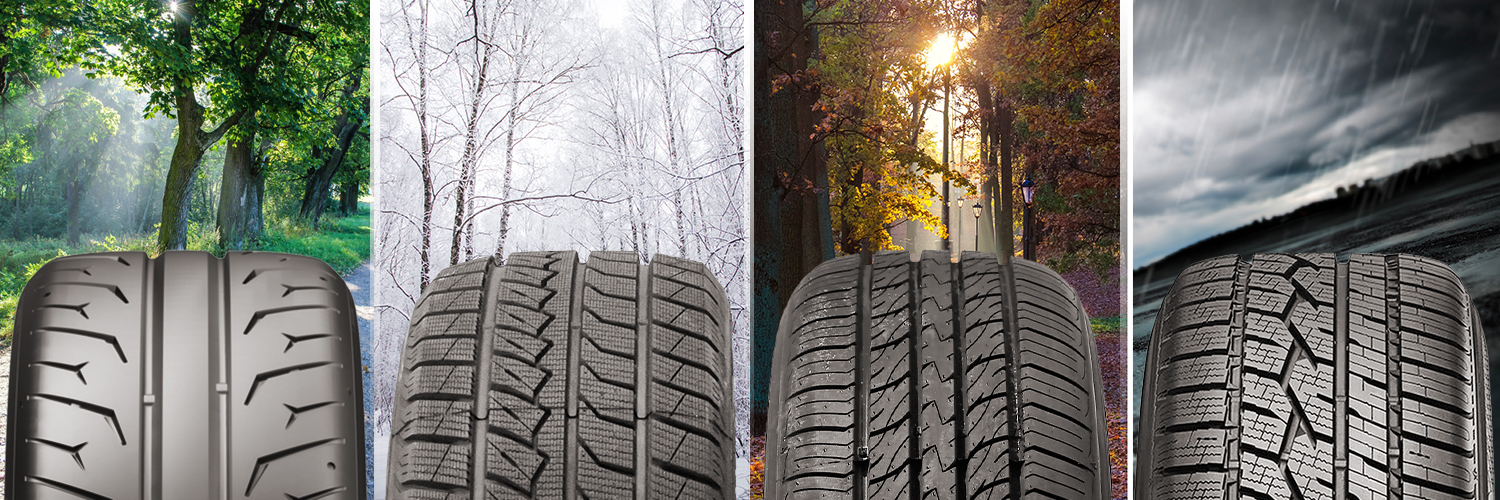 Summer, winter, all seaosn, and all weather tires